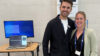 Rebecca und Christopher von prismat in der Begleitausstellung zum SAP Innovation Day